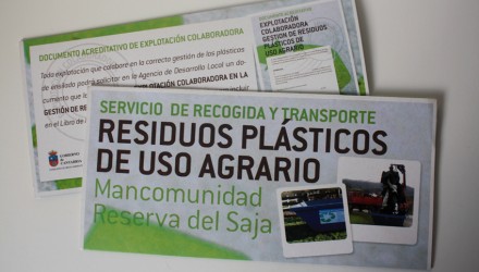 Servicio y transporte de residuos plásticos de uso agrario I